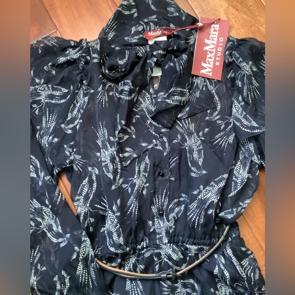 MAX MARA STUDIO Silk Midi Dress - Picture 5 of 8